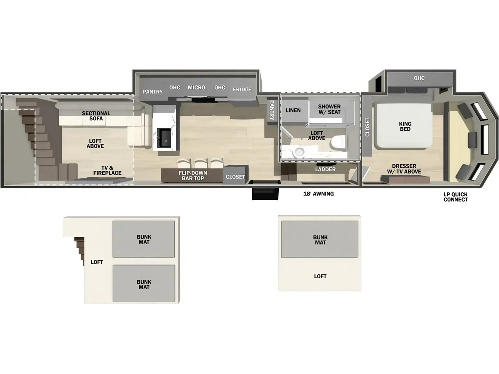Forest River Cedar Creek Cottage Fifth Wheels Cedar Creek Cottage Fifth Wheels 41FWC 2027 alt