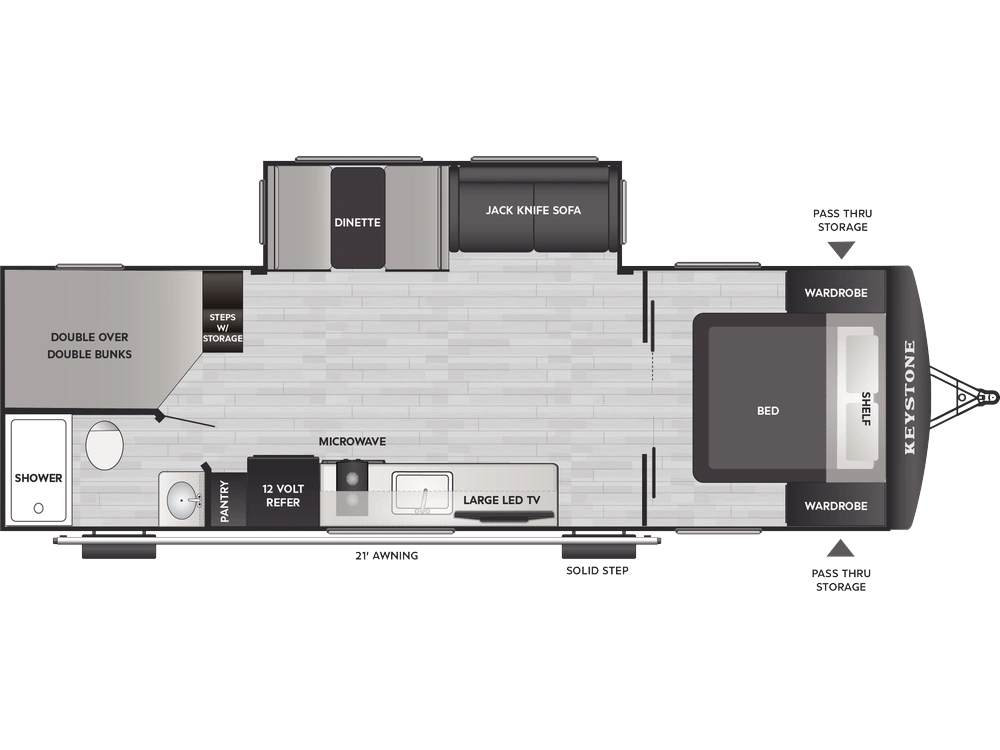 2027 Keystone RV Passport Classic Travel Trailers Passport Classic Travel Trailers 260BHC alt