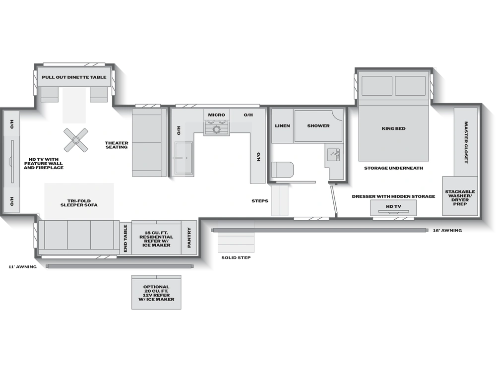 2027 Keystone RV Alpine Alpine 3100RE alt