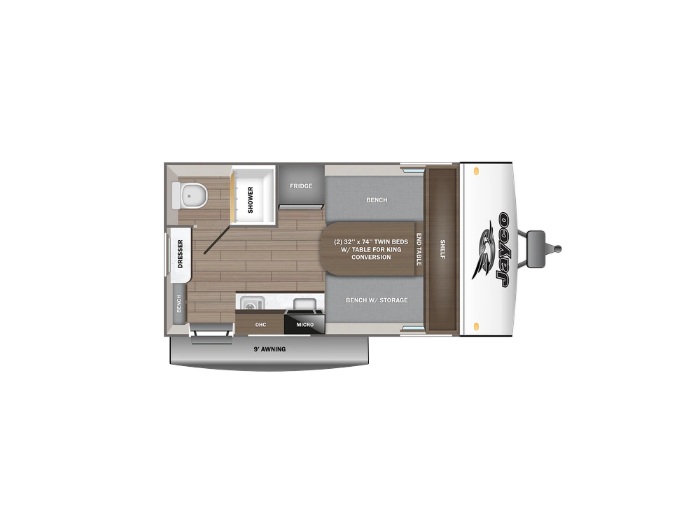 Jayco Jay Feather Air SL Jay Feather Air SL 15TBSL 2027 alt
