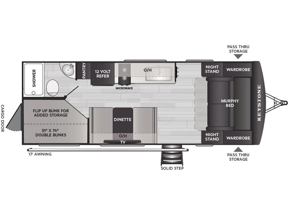2027 Keystone RV Passport Classic Travel Trailers Passport Classic Travel Trailers 214BHC alt