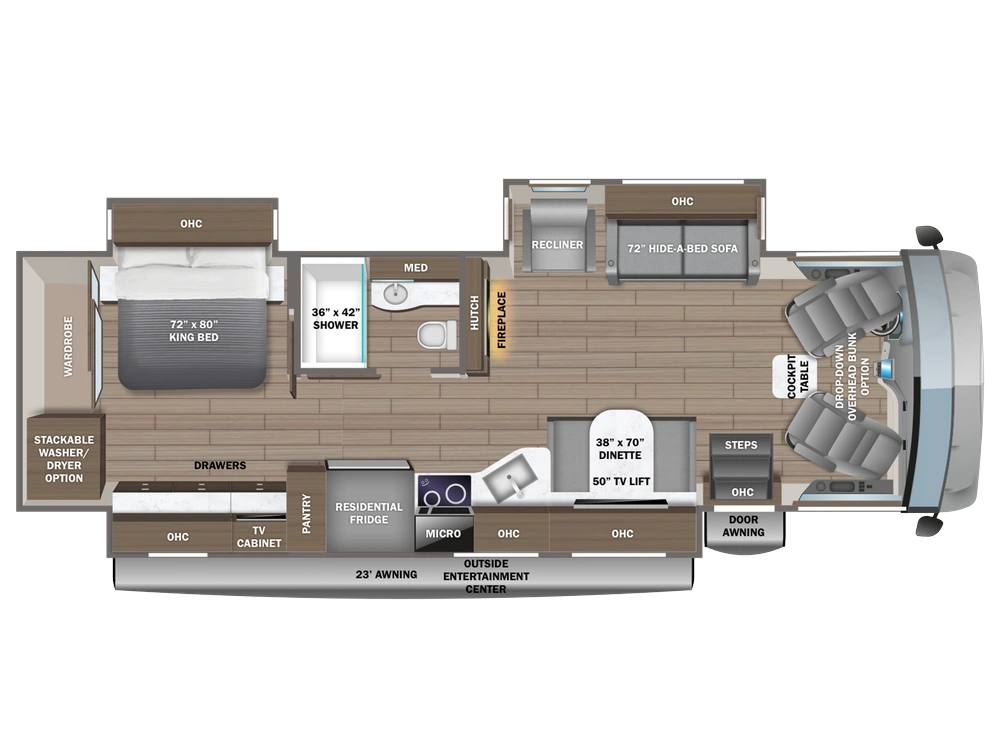 2027 Jayco Precept Prestige Precept Prestige 36H 7.3L 2V DEVCT NA PFI V8 alt