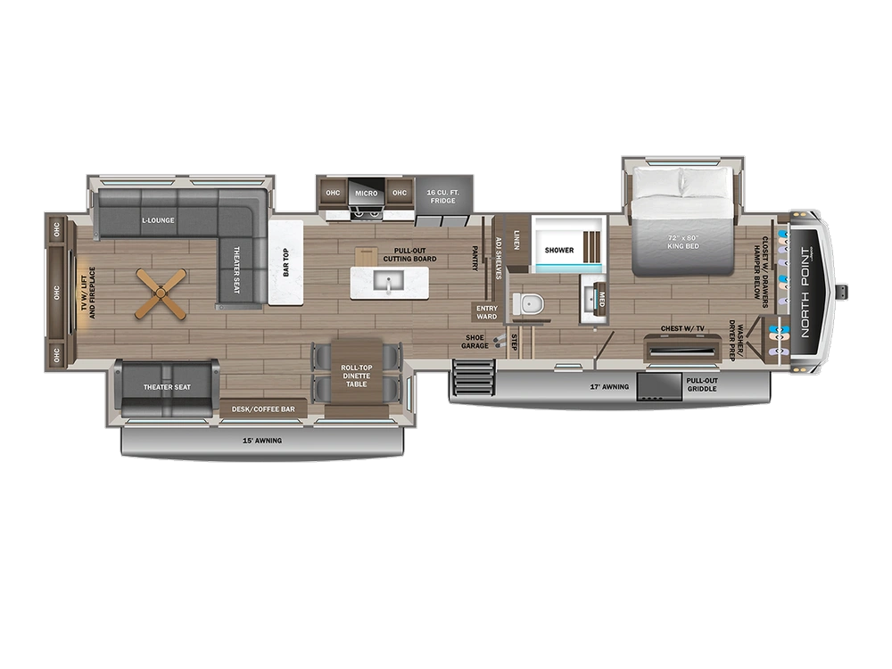 2027 Jayco North Point North Point 381CKRE alt