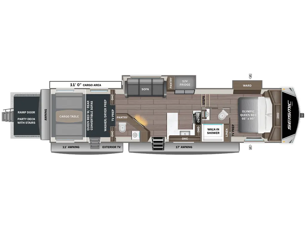 Jayco Seismic Fifth Wheel Toy Hauler 359 2027