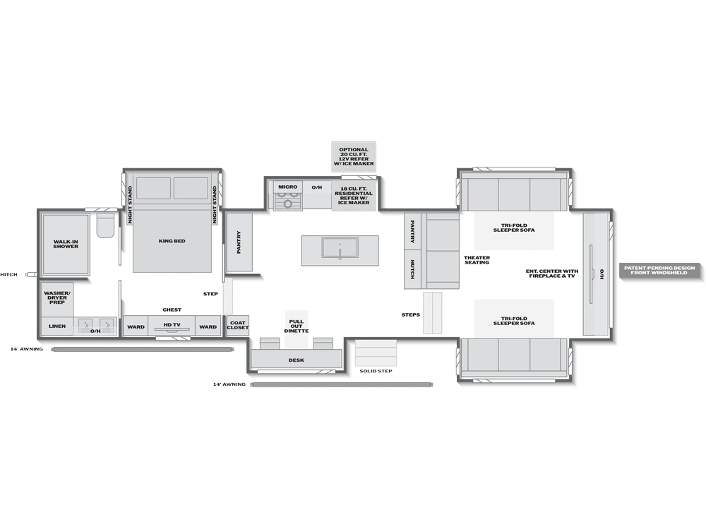 Keystone RV Alpine Alpine 3712KB 2027 alt