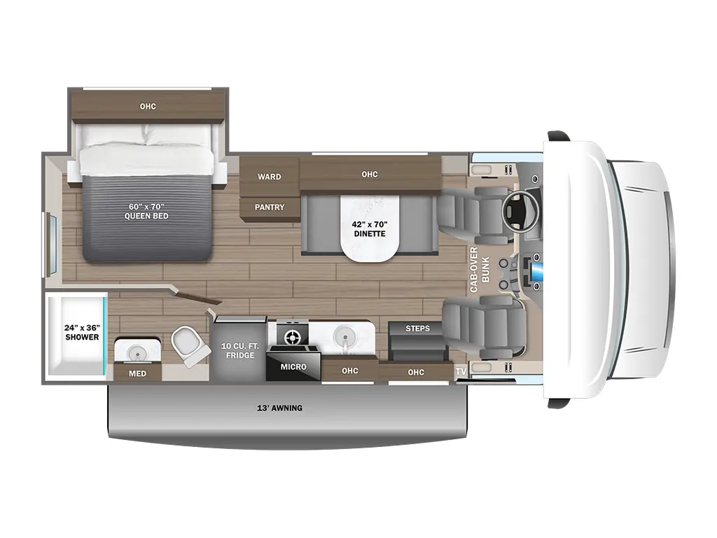 2027 Jayco Redhawk SE 22CF - Ford Chassis 7.3L Vortec V8