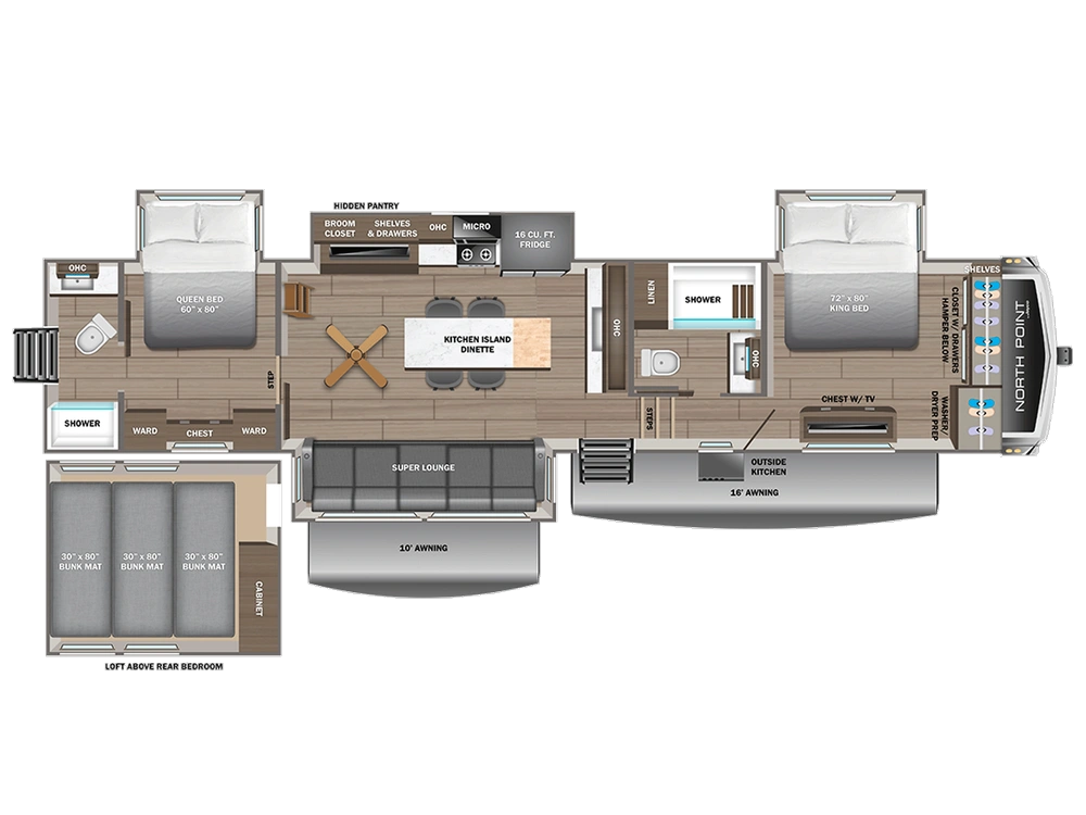 2027 Jayco North Point North Point 375TBDB alt