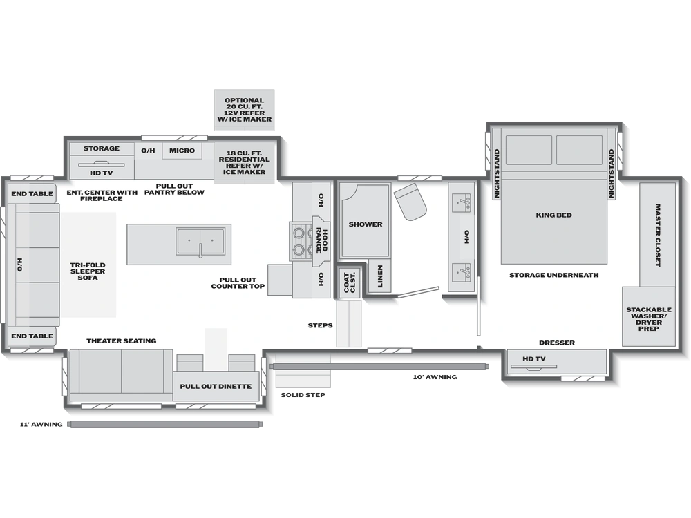 2027 Keystone RV Alpine Alpine 3303CK alt