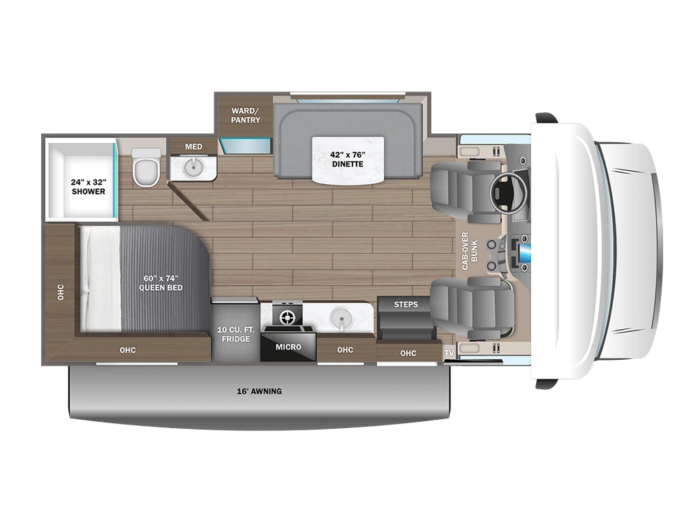 2027 Jayco Redhawk SE Redhawk SE 22AF - Ford Chassis 7.3L Vortec V8 alt