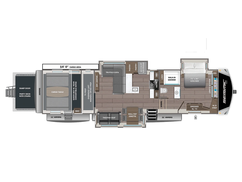 2027 Jayco Seismic Fifth Wheel Toy Hauler Seismic Fifth Wheel Toy Hauler 395 alt