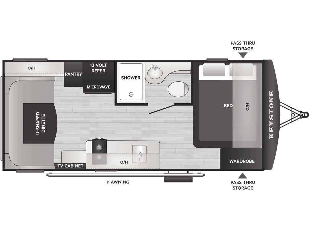 2027 Keystone RV Passport Classic Travel Trailers Passport Classic Travel Trailers 190RDC alt