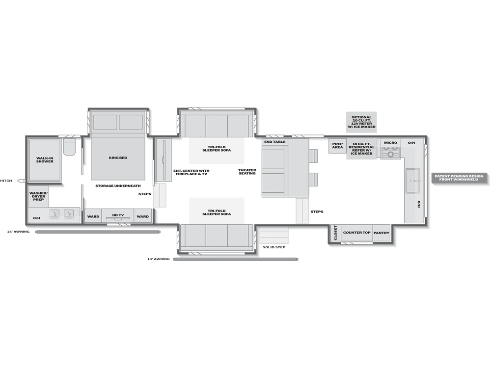 Keystone RV Alpine Alpine 3820FK 2027 alt