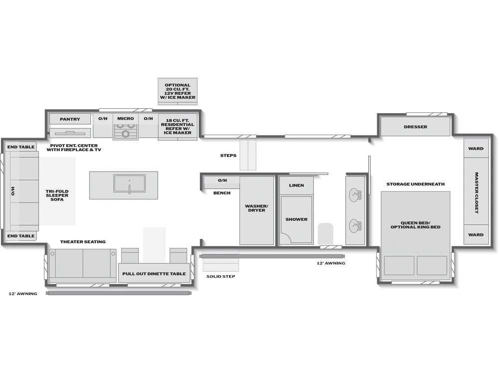 2027 Keystone RV Alpine Alpine 3800MR alt