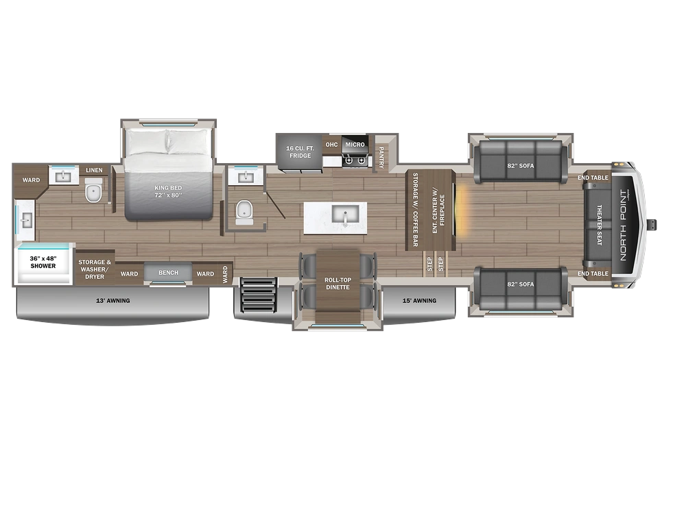 2027 Jayco North Point North Point 383FLRB alt