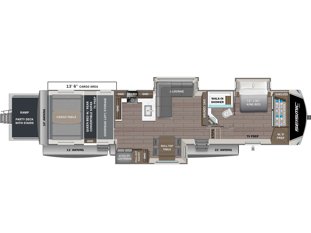 2027 Jayco Seismic Fifth Wheel Toy Hauler Seismic Fifth Wheel Toy Hauler 399 alt