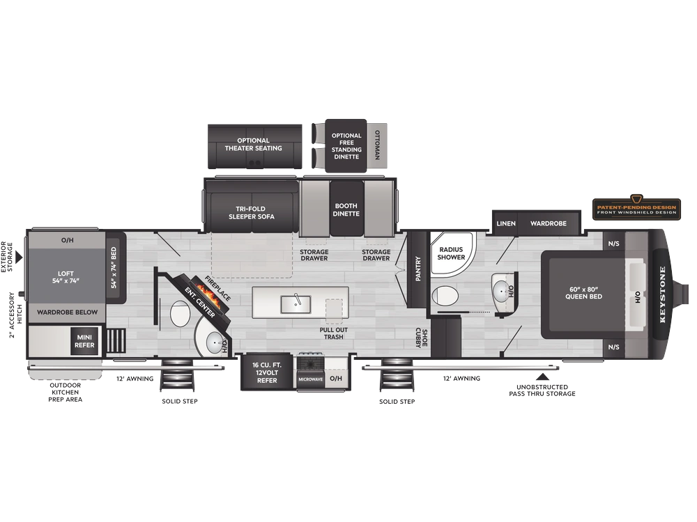 Keystone RV Cougar Cougar 364BHL 2027 alt