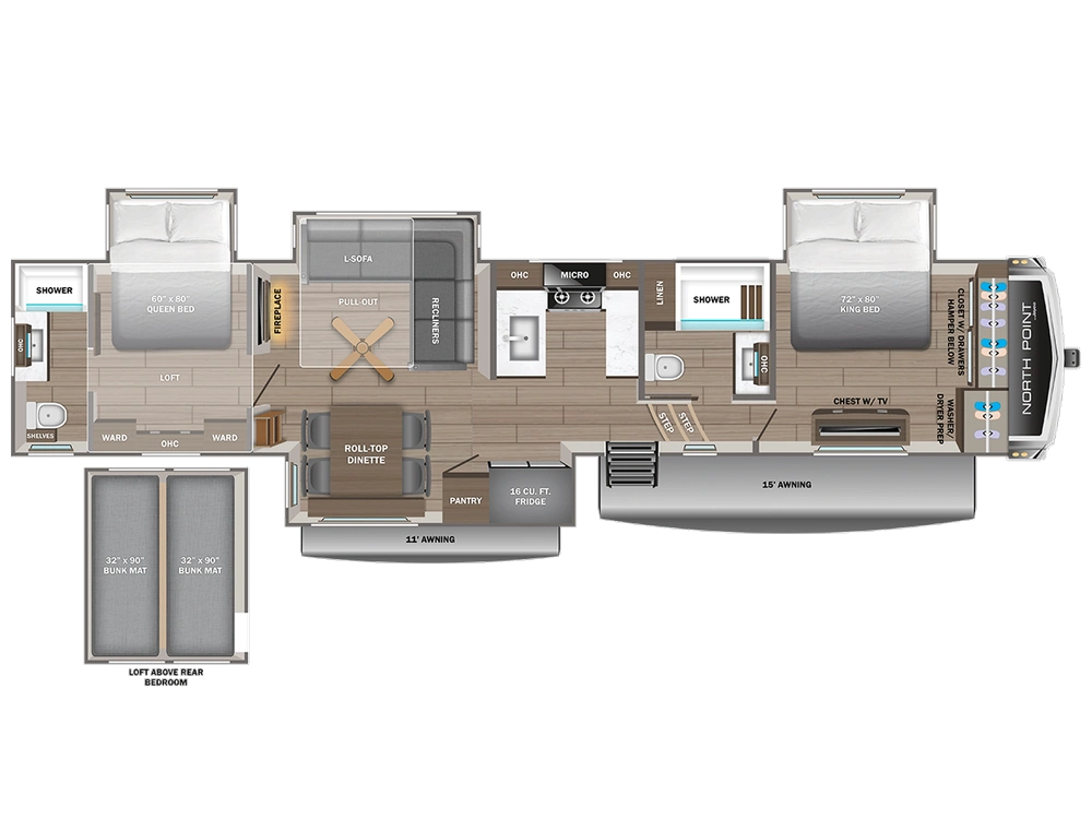 Jayco North Point North Point 395DSDB 2027 alt