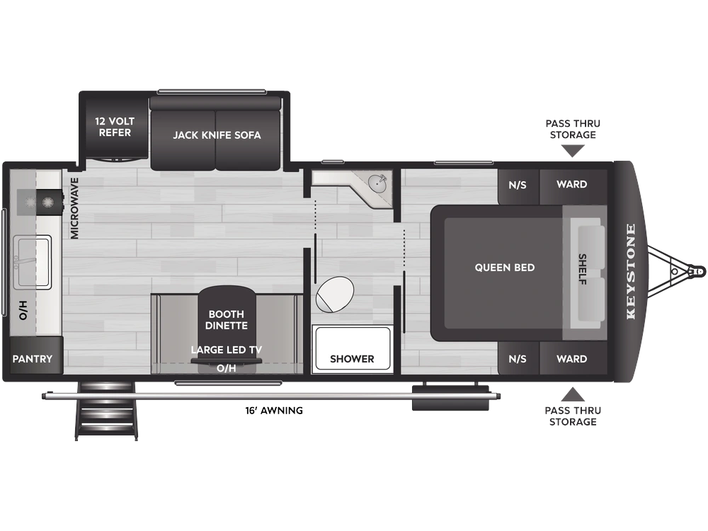 2027 Keystone RV Passport Classic Travel Trailers Passport Classic Travel Trailers 210RKCWE alt
