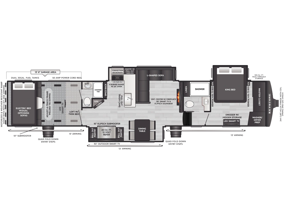 2027 Keystone RV Raptor Raptor 433 alt