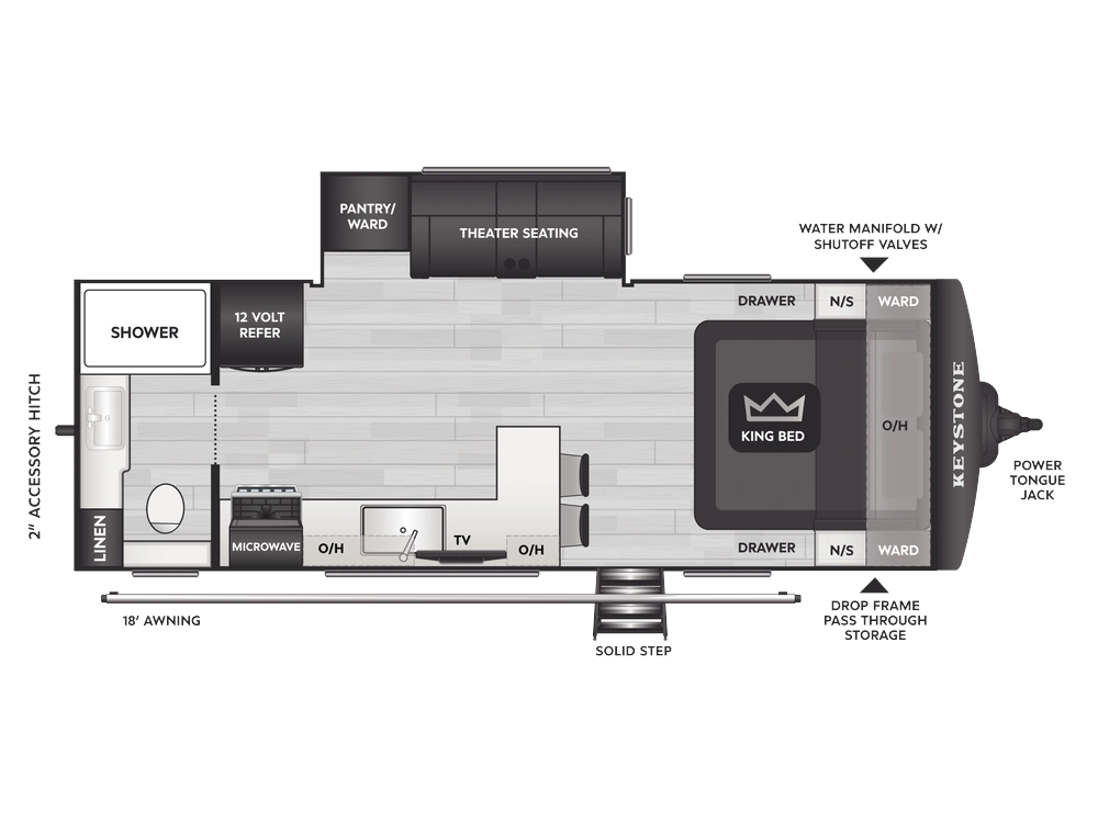 Keystone RV Cougar Half-Ton Cougar Half-Ton 21LBK 2027 alt