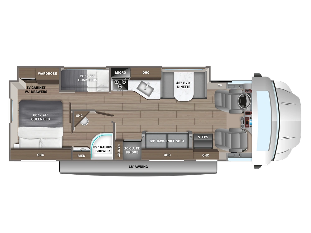 Jayco Greyhawk XL Greyhawk XL 33F 6.7L Power Stroke V8 Turbo Diesel 2027 alt