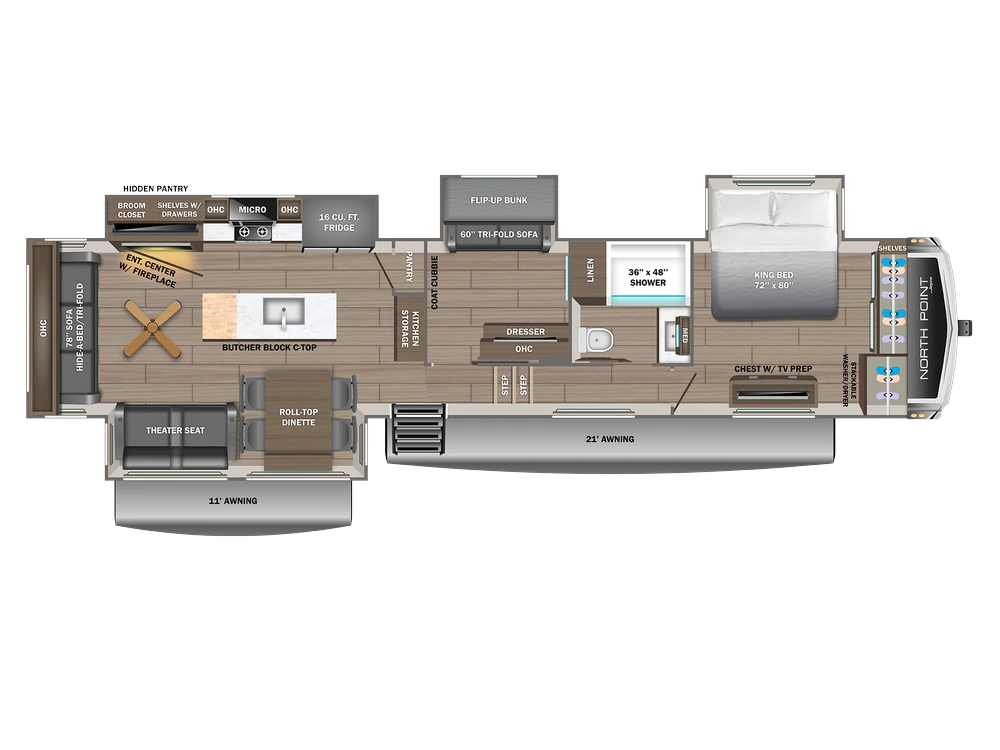 2027 Jayco North Point North Point 361RLBH alt
