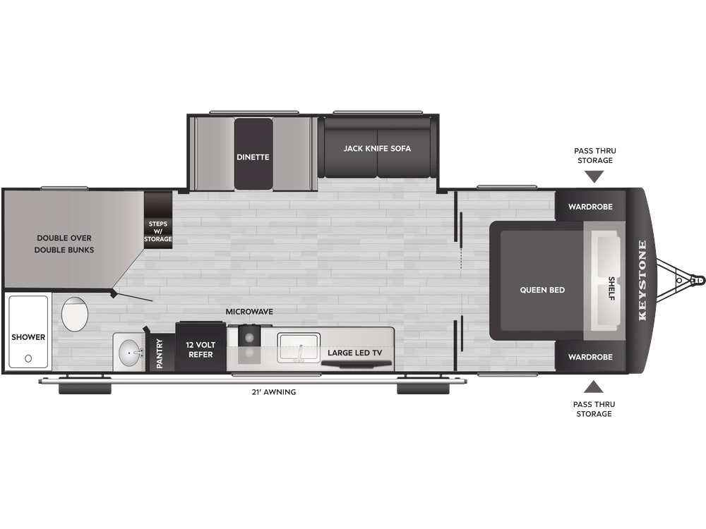 2027 Keystone RV Passport Classic Travel Trailers Passport Classic Travel Trailers 260BHCWE alt