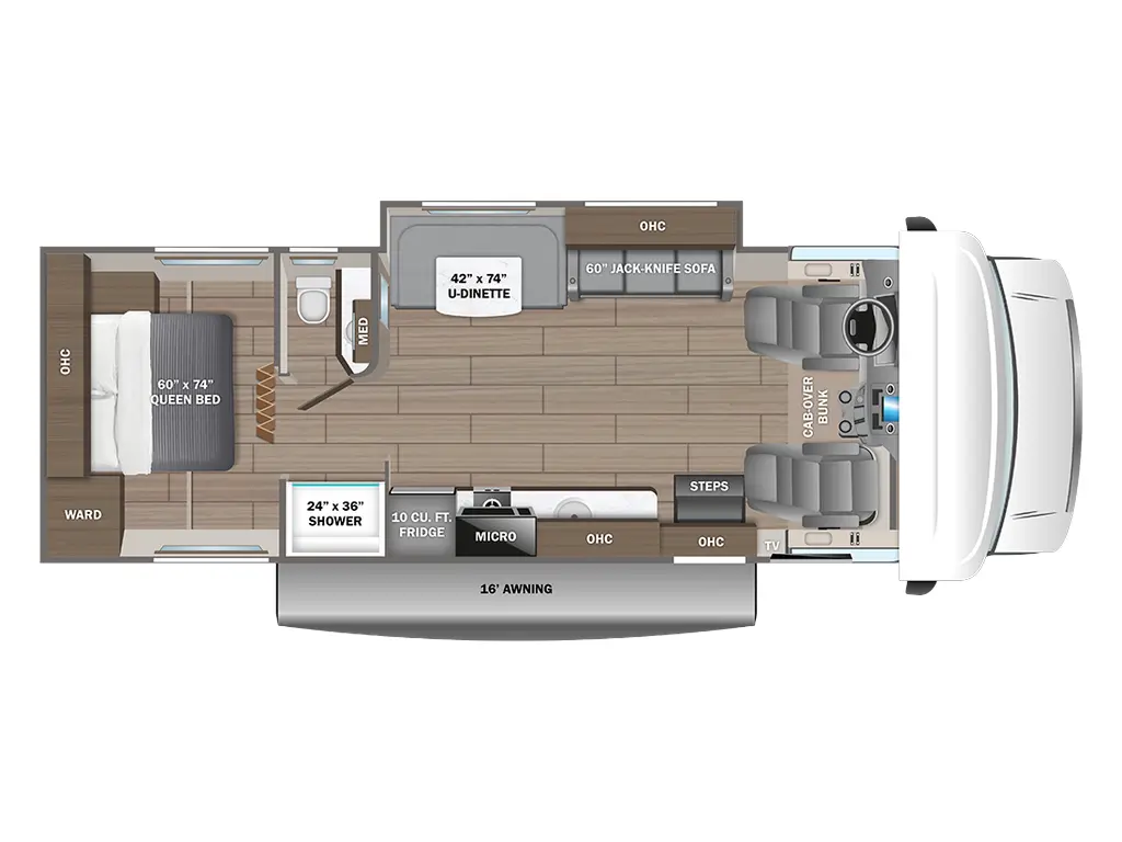 2027 Jayco Redhawk SE 29KF - Ford Chassis 7.3L 2V DEVCT NA PFI V8