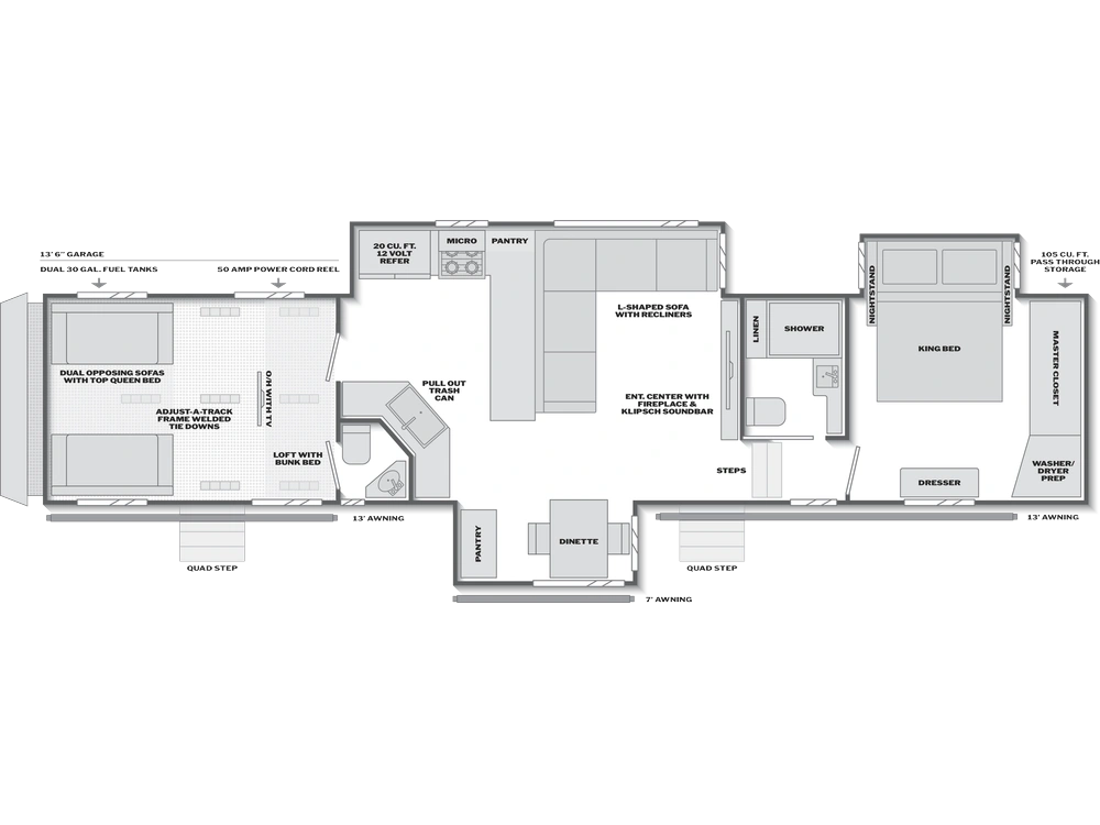 2027 Keystone RV Raptor Raptor 443 alt