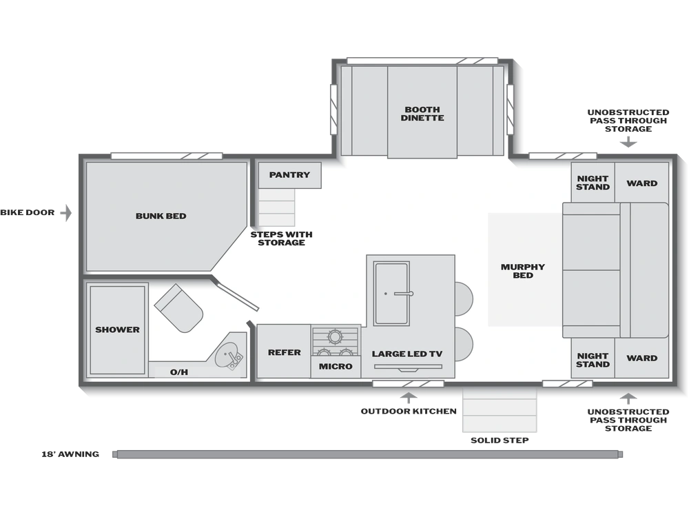Keystone RV Bullet Crossfire Bullet Crossfire 222BHS 2027 alt