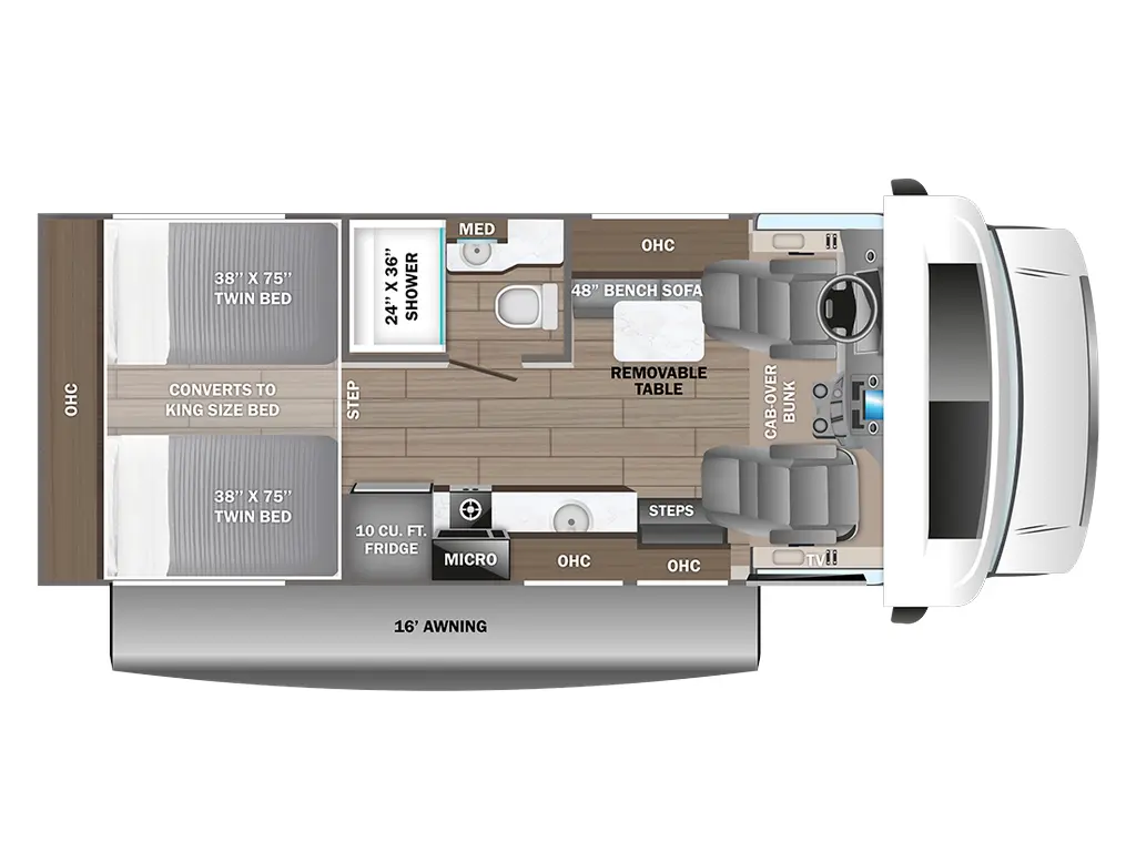 2027 Jayco Redhawk SE 22TF - Ford Chassis 7.3L Vortec V8