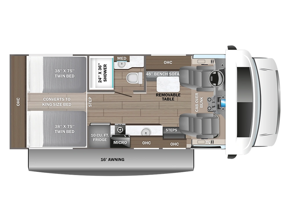 Jayco Redhawk SE Redhawk SE 22TF - Ford Chassis 7.3L Vortec V8 2027 alt