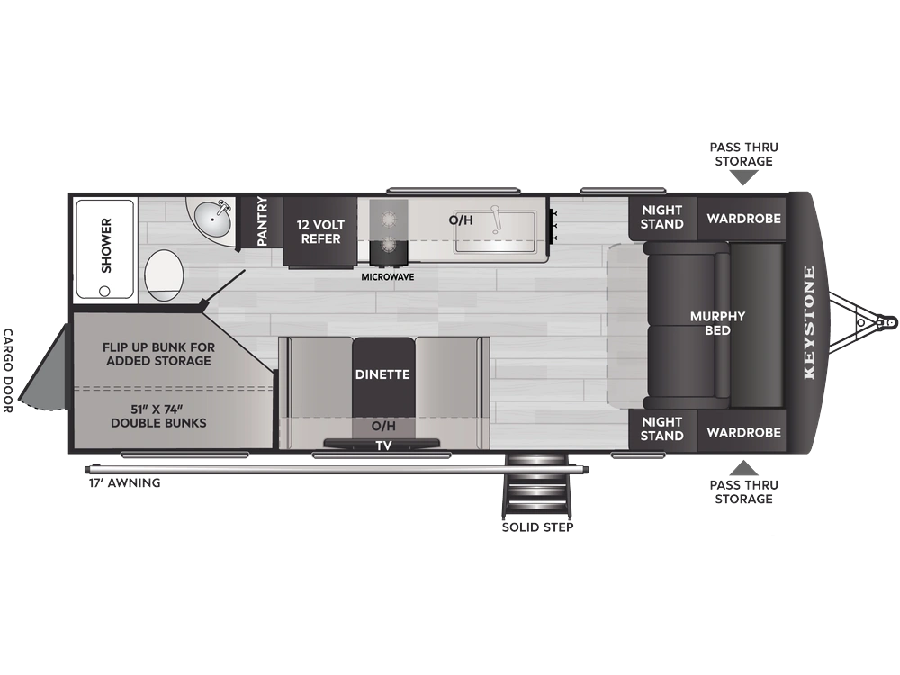 2027 Keystone RV Passport Classic Travel Trailers Passport Classic Travel Trailers 214BHCWE alt