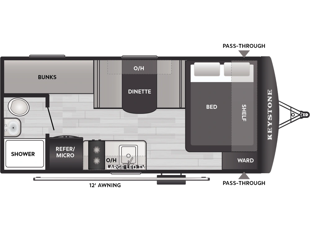 2027 Keystone RV Passport Classic Travel Trailers Passport Classic Travel Trailers 160BHC alt