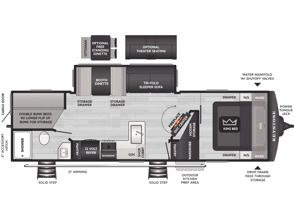 Keystone RV Cougar Half-Ton Cougar Half-Ton 28BHS 2027 alt