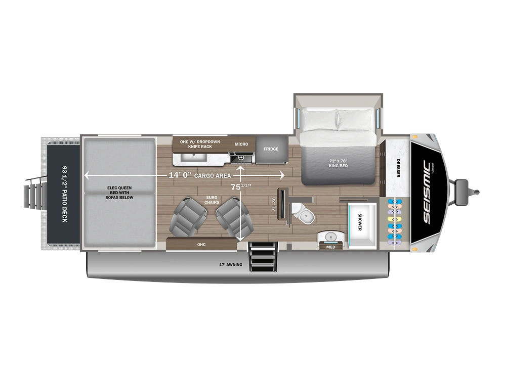 Jayco Seismic Travel Trailer Toy Hauler Seismic Travel Trailer Toy Hauler 214 2027 alt