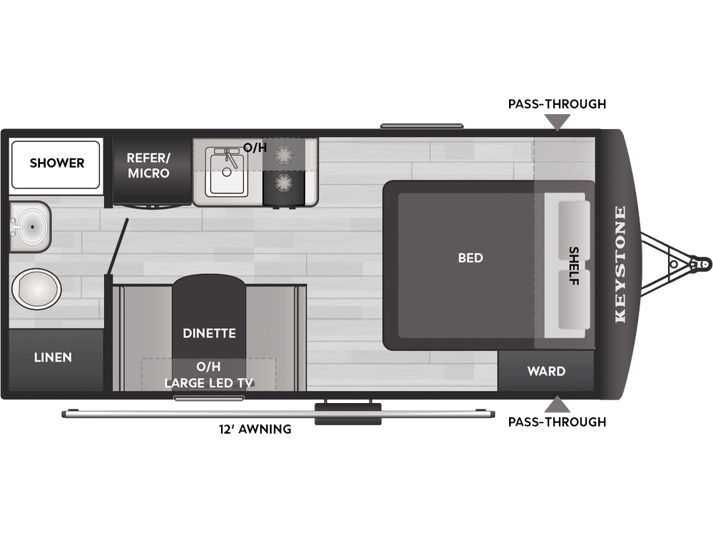 Keystone RV Passport Classic Travel Trailers Passport Classic Travel Trailers 160RBC 2027 alt