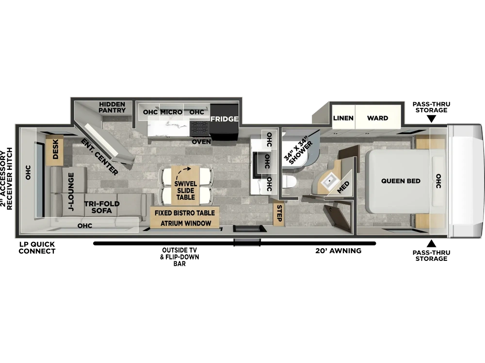 2027 Coachmen Chaparral Chaparral 27BAR alt