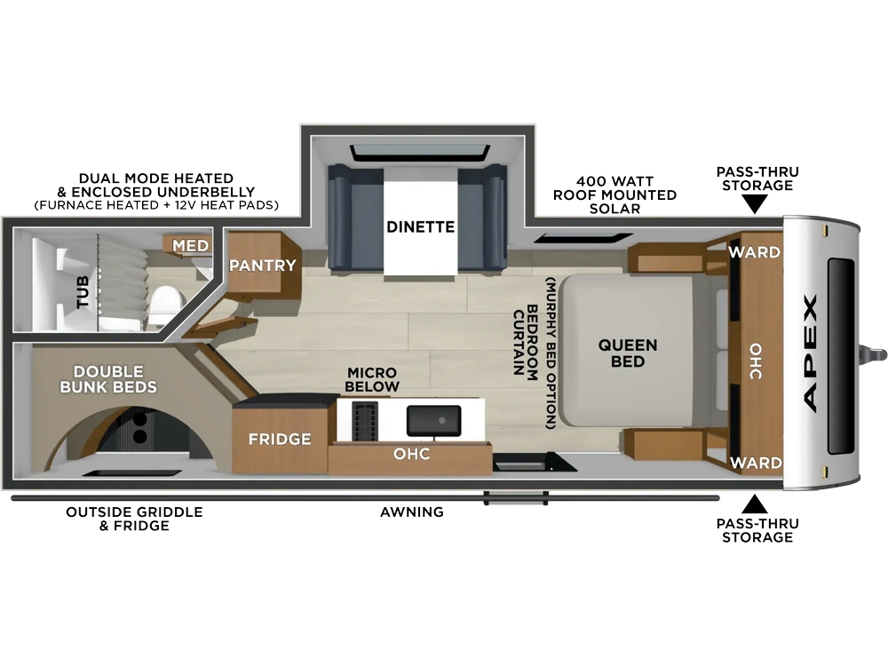 2027 Coachmen Apex Nano Apex Nano 208BHS alt