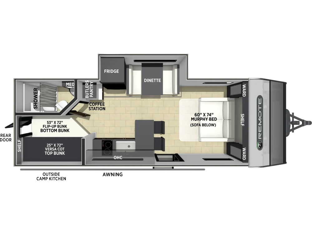 2027 Coachmen Remote 8' Wide Remote 8' Wide 228RBH