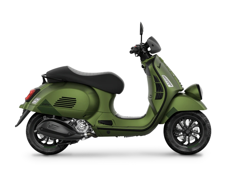 2026 Vespa GTV 310 HPE Verde Ribelle Matt