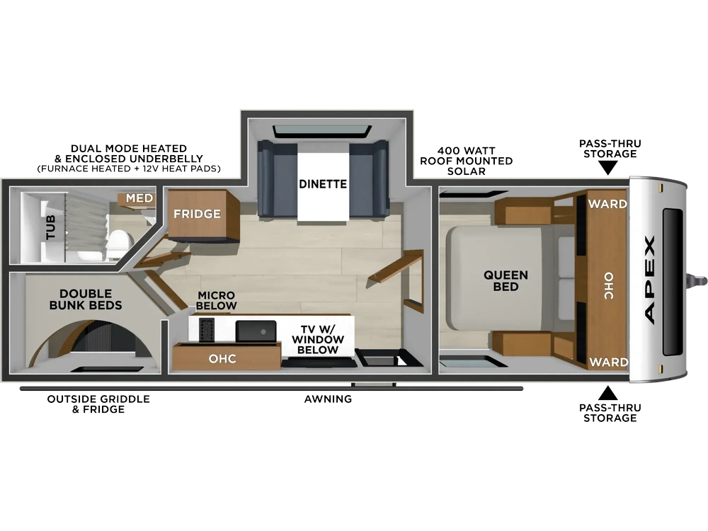 2027 Coachmen Apex Nano Apex Nano 228BHS alt