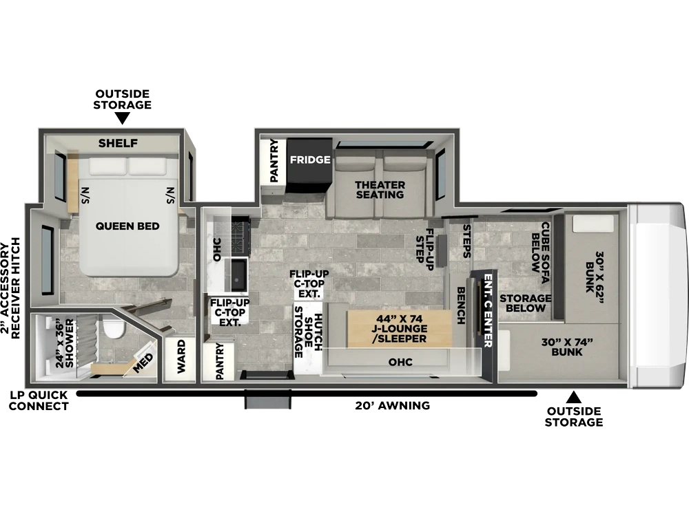 2027 Coachmen Chaparral Chaparral 218SE alt