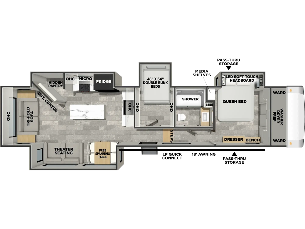 2027 Coachmen Experience All-Inclusive Fully Featured & Easy to Tow! Experience All-Inclusive Fully Featured & Easy to Tow! 360BH alt