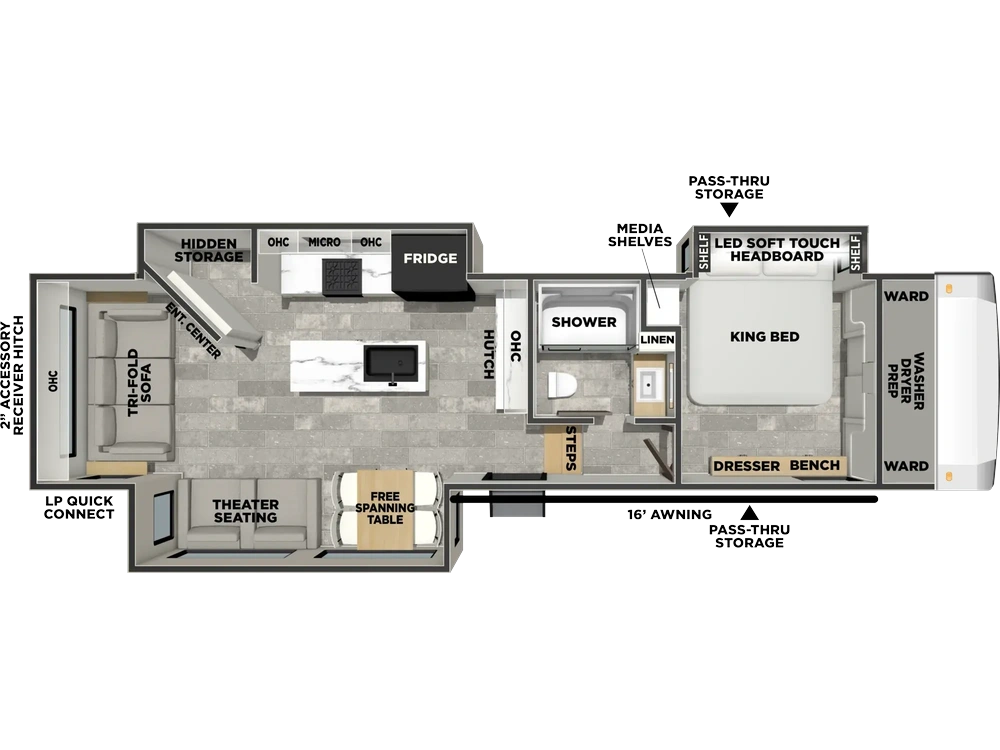2027 Coachmen Chaparral Chaparral 336TSIK alt