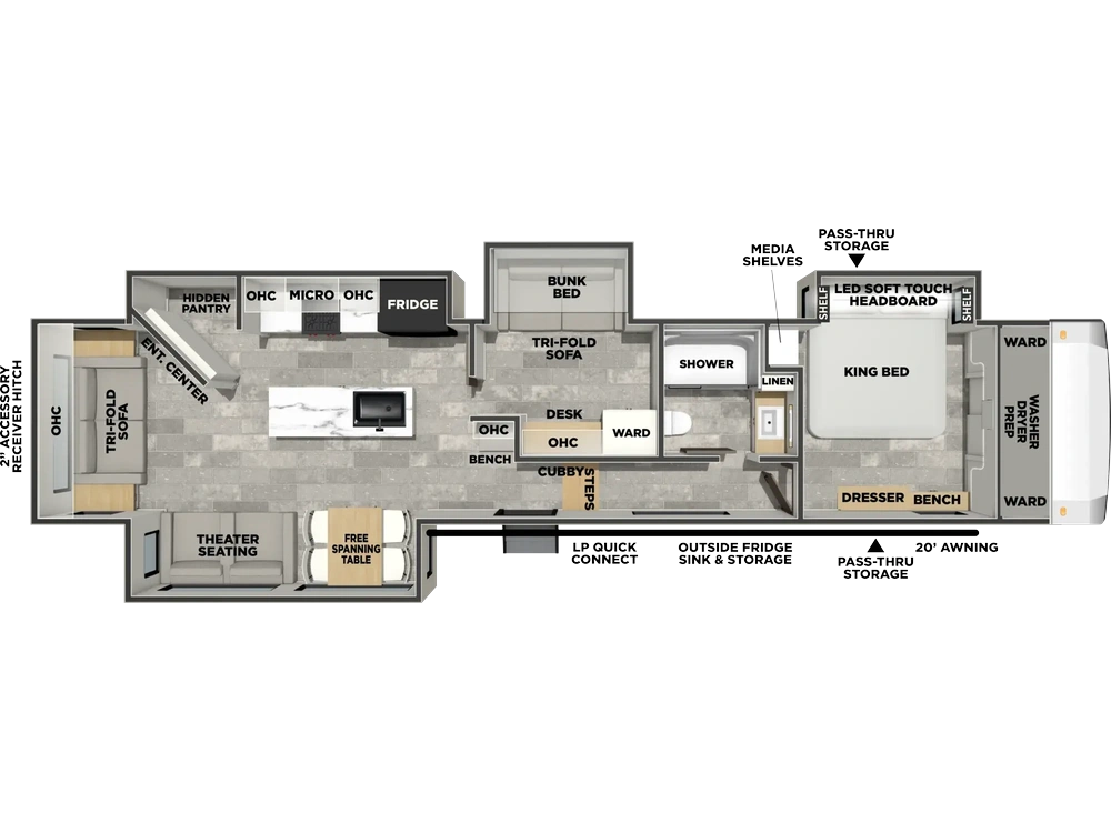 Coachmen Chaparral Chaparral 36FLEX 2027 alt