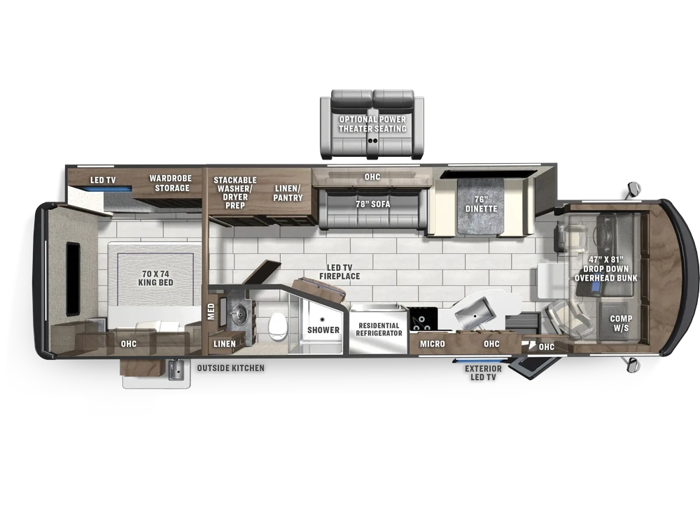 2027 Coachmen Mirada Class A Mirada Class A 33SS