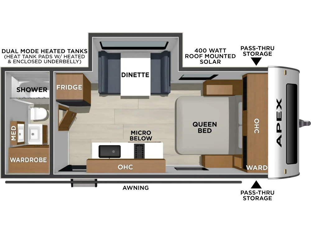 2027 Coachmen Apex Nano Apex Nano 190RBS alt
