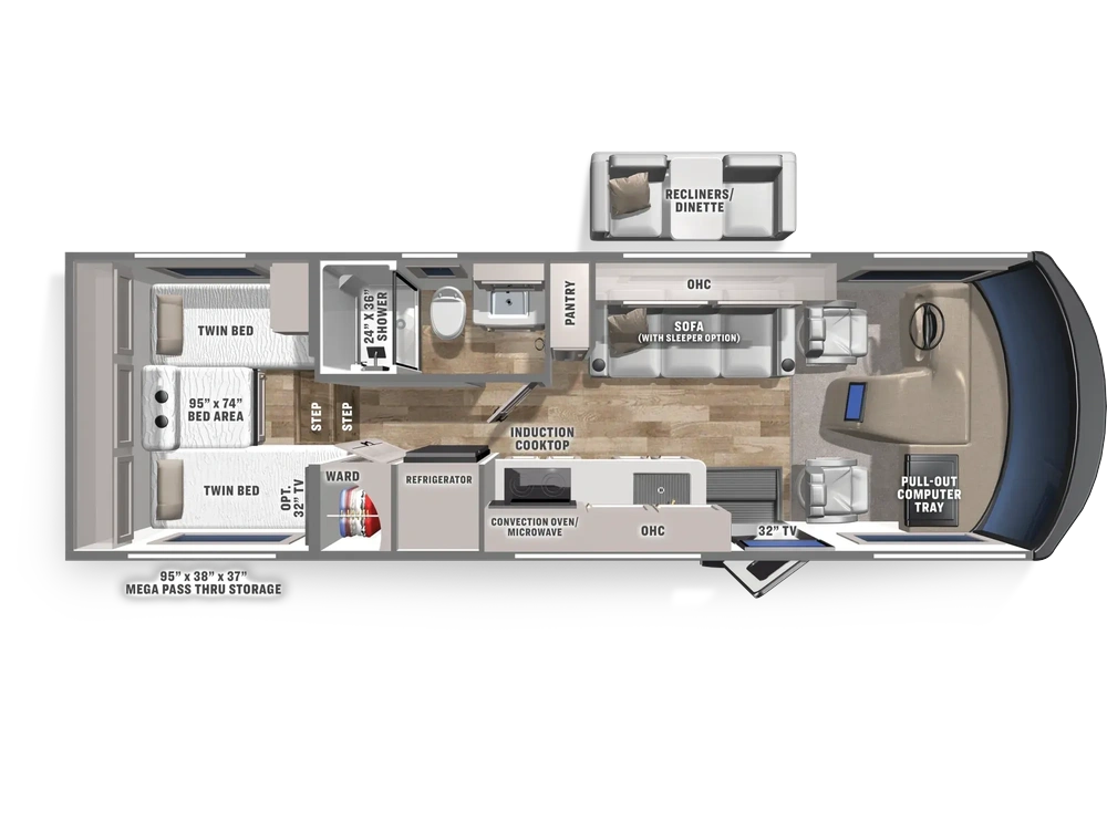 2027 Coachmen Euro Crossover Motorhome Euro Crossover Motorhome 25LE alt