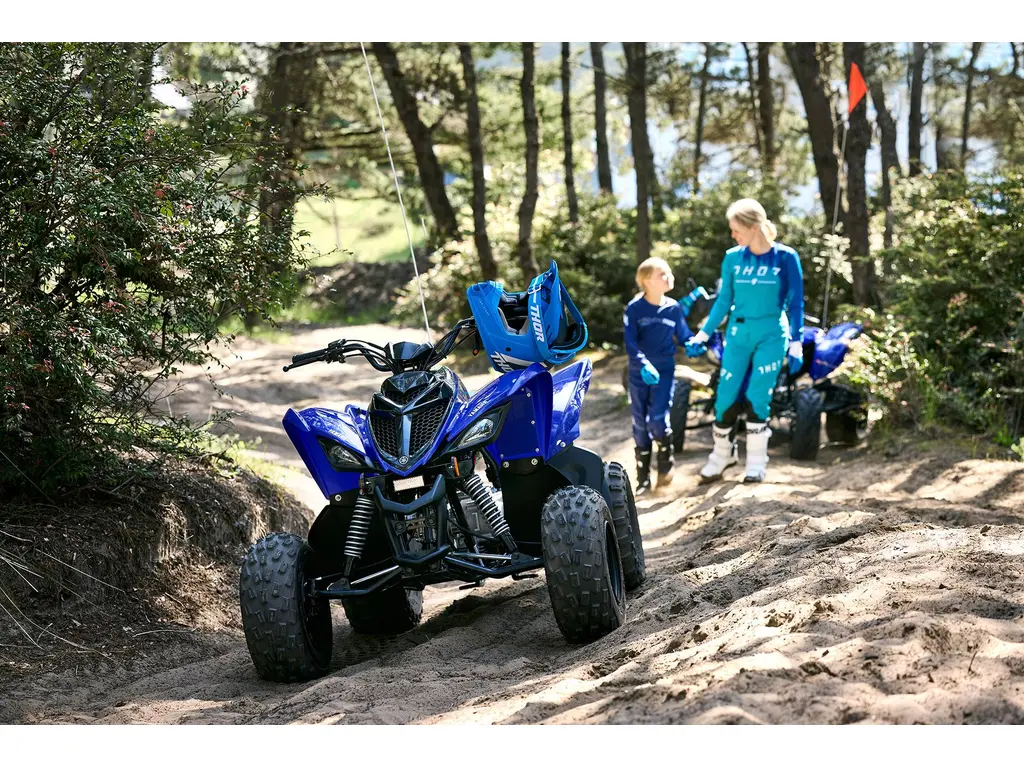2027 Yamaha RAPTOR 110 Tactical Green/Acid Green